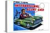 International Agent Car-null-Stretched Canvas