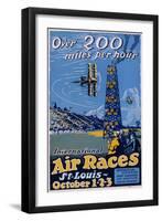 International Air Races Poster-Carl Dalter-Framed Giclee Print