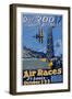 International Air Races Poster-Carl Dalter-Framed Premium Giclee Print