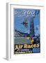 International Air Races Poster-Carl Dalter-Framed Premium Giclee Print