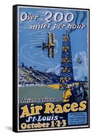 International Air Races Poster-Carl Dalter-Framed Stretched Canvas