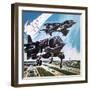 International Air Tattoo of 1976-Wilf Hardy-Framed Giclee Print