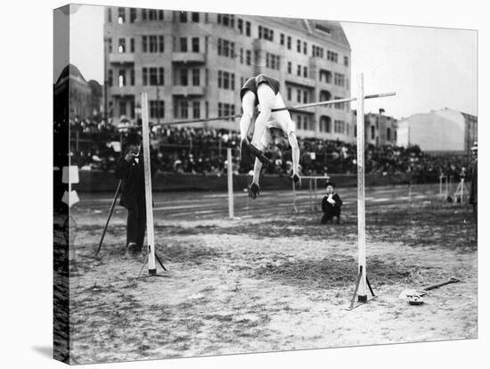 International Athletics Championship in Berlin on September 18, 1910: High Jump-null-Stretched Canvas