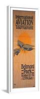International Aviation Tournament At Belmont Park-T. Fries-Framed Premium Giclee Print