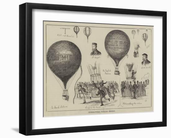 International Balloon Contest-null-Framed Giclee Print