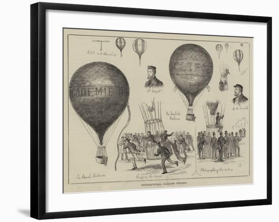 International Balloon Contest-null-Framed Giclee Print