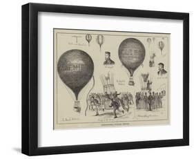 International Balloon Contest-null-Framed Premium Giclee Print