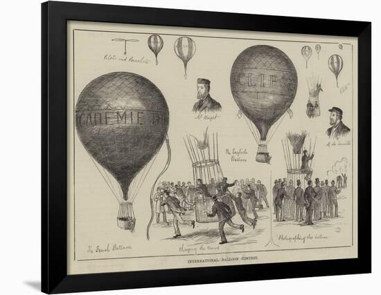 International Balloon Contest-null-Framed Giclee Print