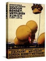 International Balloon Festival, Zurich, c.1909-Emil Cardinaux-Stretched Canvas