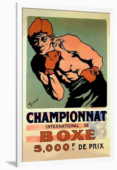 International Boxing Championship-null-Framed Art Print