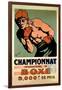 International Boxing Championship-null-Framed Art Print