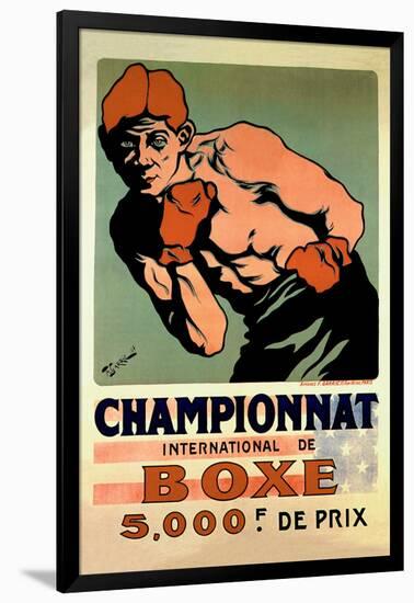 International Boxing Championship-null-Framed Art Print