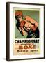 International Boxing Championship-null-Framed Art Print