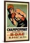 International Boxing Championship-null-Framed Art Print