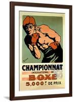 International Boxing Championship-null-Framed Art Print