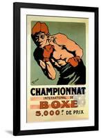 International Boxing Championship-null-Framed Art Print