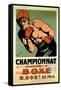 International Boxing Championship-null-Framed Stretched Canvas