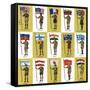 "International Boy Scouts," July 23, 1960-James Lewicki-Framed Stretched Canvas