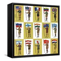 "International Boy Scouts," July 23, 1960-James Lewicki-Framed Stretched Canvas