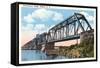 International Bridge, Buffalo-null-Framed Stretched Canvas