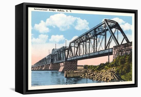 International Bridge, Buffalo-null-Framed Stretched Canvas