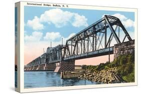 International Bridge, Buffalo-null-Stretched Canvas