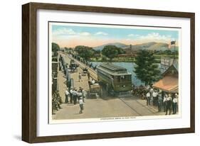 International Bridge, El Paso, Texas-null-Framed Art Print