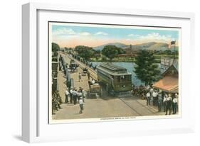 International Bridge, El Paso, Texas-null-Framed Art Print