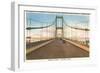 International Bridge, St. Lawrence River, New York-null-Framed Art Print