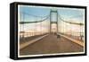 International Bridge, St. Lawrence River, New York-null-Framed Stretched Canvas