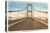 International Bridge, St. Lawrence River, New York-null-Stretched Canvas