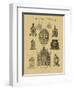 International Clocks-null-Framed Premium Giclee Print