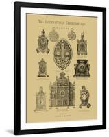 International Clocks-null-Framed Art Print