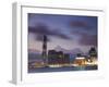 International Commerce Center (ICC) and Tsim Sha Tsui at Dusk, Kowloon, Hong Kong, China-Ian Trower-Framed Photographic Print