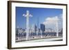 International Commerce Centre (Icc) from Sun Yat Sen Memorial Park, Hong Kong, China, Asia-Ian Trower-Framed Photographic Print