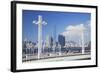 International Commerce Centre (Icc) from Sun Yat Sen Memorial Park, Hong Kong, China, Asia-Ian Trower-Framed Photographic Print