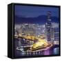 International Commerce Centre in West-Kowloon, Hong Kong, China-Jan Christopher Becke-Framed Stretched Canvas