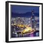 International Commerce Centre in West-Kowloon, Hong Kong, China-Jan Christopher Becke-Framed Photographic Print