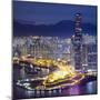 International Commerce Centre in West-Kowloon, Hong Kong, China-Jan Christopher Becke-Mounted Photographic Print