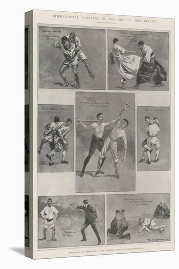 International Contests in the Art of Self-Defence-Ralph Cleaver-Stretched Canvas