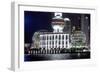 International Convention Centre at Night, Shanghai, China-Dallas and John Heaton-Framed Photographic Print