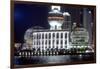 International Convention Centre at Night, Shanghai, China-Dallas and John Heaton-Framed Photographic Print