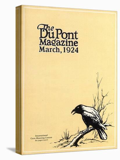 International Crow-Shooting Contest, Front Cover of the 'Dupont Magazine', March 1924-American School-Stretched Canvas