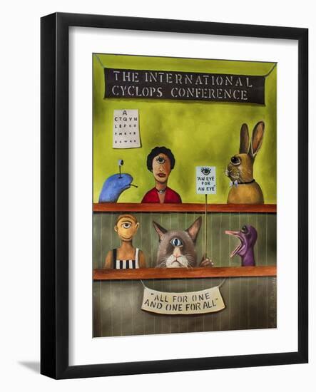 International Cyclops Convention-Leah Saulnier-Framed Giclee Print