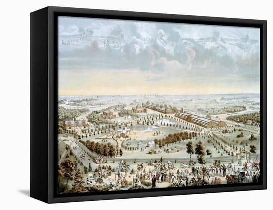 International Exposition of 1876 Held at Philadelphia, Pennslvania, USA, 1876-null-Framed Stretched Canvas