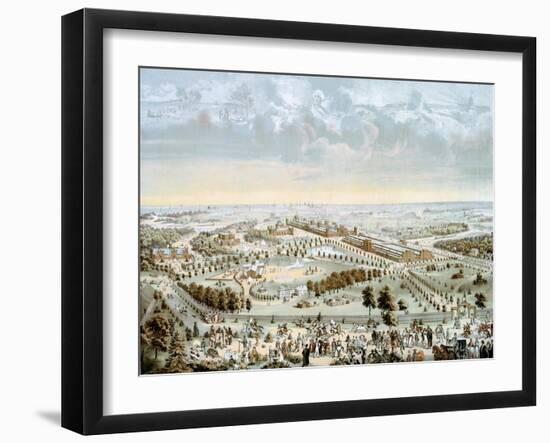 International Exposition of 1876 Held at Philadelphia, Pennslvania, USA, 1876-null-Framed Giclee Print