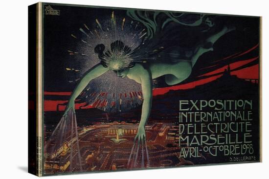 International Exposition of Electricity, Marseille, 1908-David Dellepiane-Stretched Canvas