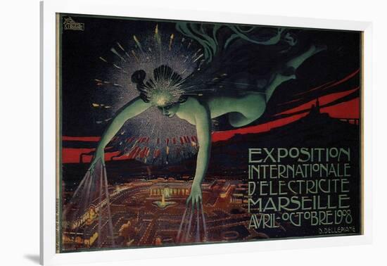 International Exposition of Electricity, Marseille, 1908-David Dellepiane-Framed Giclee Print