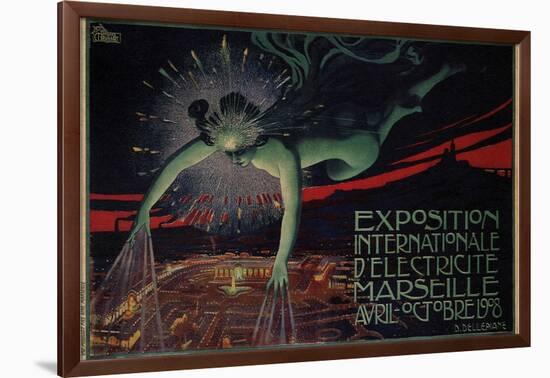 International Exposition of Electricity, Marseille, 1908-David Dellepiane-Framed Giclee Print