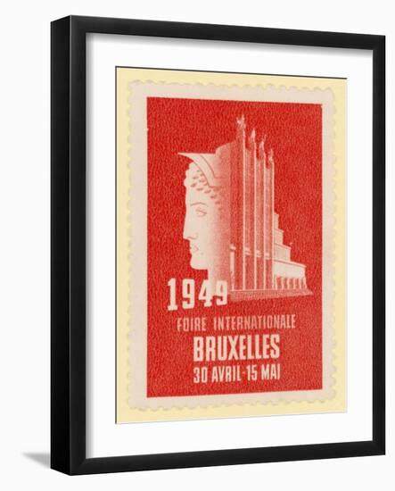 International Fair, Brussels, 1949-null-Framed Giclee Print